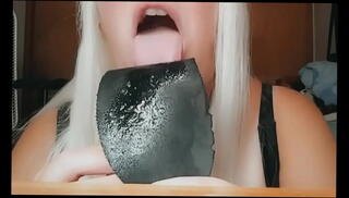 Video 1621685995: submissive bdsm slut, fetish slut feet, fetish feet licking, fetish big feet, submissive slut's big tits, feet sweat