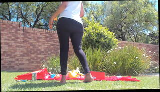 Video 1589357745: leggings big booty, butt tight ass, tight ass outdoors