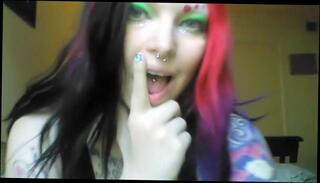 Video 786859704: fetish solo, amateur solo female, amateur solo hd, goth fetish, tattooed fetish, goth girl plays, girl spit, girls mouth