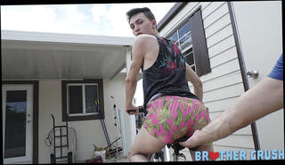 Video 1658361894: bareback twink gay sex, amateur latin twink barebacked, twink barebacking outdoors, bike ride, sucking fucking fat cock, riding younger, good ride, boys exposed, boys pants, boys tight