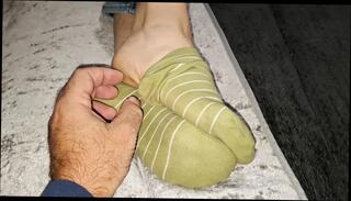 Video 1656243881: foot worship massage, wife foot worship, mature foot worship, foot worship hd, granny worship, worshiping straight, feet socks, american granny, feet together, feet rub, wife behind