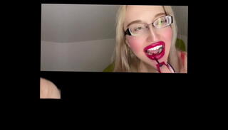 Video 1612048775: fetish worship, worship kissing, lip worship, worship face, fetish sounding, worships huge, fetish red, worships big