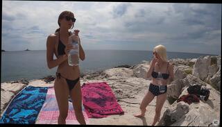 Video 1606901544: amateur small tits teen, small tits european teen, nude kissing, amateur teen outdoor, public nude beach, nude skin