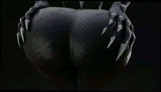 Video 1658905875: black cat, perfect big ass