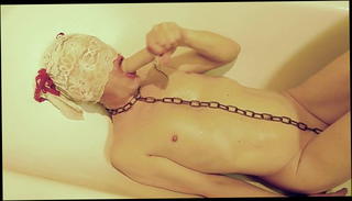 Video 929850201: sissy, pissing, shemale anal, sloppy deep throat