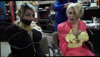 Video 1497373804: lesbian bdsm fetish, fetish lesbian milf, blonde milf bdsm, brunette milf lesbian, milf lesbian hd, busty blonde tied