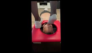 Video 1654235513: nylon feet fetish, nylon socks feet, nylon slave, nylon bondage, amateur nylon