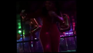 Video 1418426935: booty stripper, black public nudity, public strip