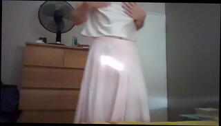 Video 1621767285: crossdresser solo masturbation, fetish solo masturbation, penis fetish, crossdresser skirt