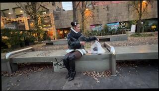 Video 1657813903: femdom mistress goddess, femdom fetish mistress, smoking fetish goddess, leather femdom mistress, femdom boot fetish, amateur goddess, high boots fetish, latin goddess, mistress outdoor, public fetish