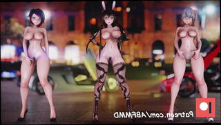 Video 1382817805: ruby rose, anime 3d hentai, 3d hentai dance, 3d toons, dancing naked, naked street