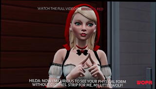 Video 1617610355: anime toon, animated riding, grandma rides, little anime, 18yo anime, cute anime, anime blonde, grandma big, little red riding