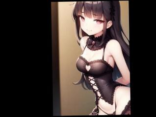 Video 1607155723: cartoon maid, cartoon cosplay, japanese cartoon, cartoon asian