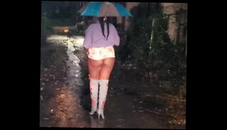 Video 925396285: booty shorts, amateur ebony wife, thigh high boots