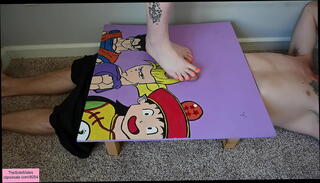 Video 1561177875: foot fetish feet, foot fetish cock, foot fetish trample, cbt foot, table cock