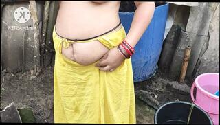 Video 1594262301: sexy nude bath, sexy indian wife hot, indian wife hot sex, beautiful sexy wife, nude topless, wife bathing outside, boobs bathing, indian straight
