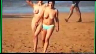 Video 767760804: spanish tits, spanish boobs, beach boobs, friend tits, tits two