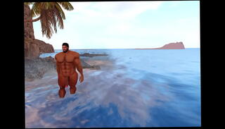 Video 1601583025: big dick cam, handsome muscle hunk, private cam, cam beach