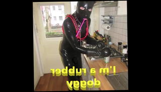 Video 1394048415: latex doggy, bdsm doggy, latex puppy
