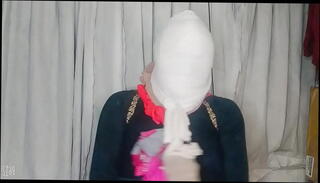 Video 1411692155: self bondage girl, indian bondage, hijab girl