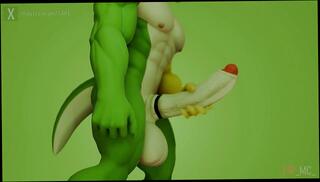 Video 1653710173: furry gay animation, furry solo, solo gay male, gay man solo, cum, cock