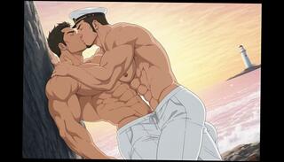 Video 1663581453: cartoon anime gay, gay kissing compilation