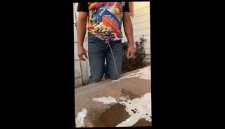 Video 1657414193: pissing peeing fetish, solo pee fetish, pee desperation pissing, pee pissing outdoor, solo male piss, amateur pee desperation, camera pissing