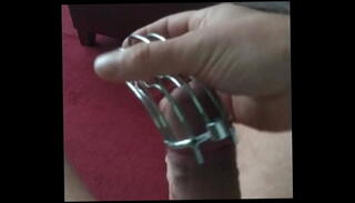 Video 902308325: cock cage, cage gay, cage big