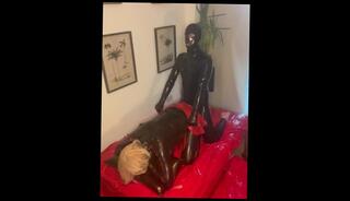 Video 1602890853: sissy slave dominated, master dominate slave, latex sissy fucking, gay domination slave, jock slave, latex fetish, big dick gay jock, amateur gay jock, muscle jock hunk