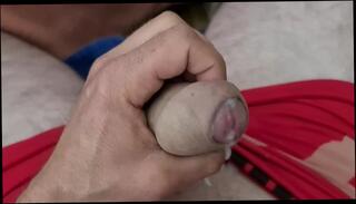 Video 1596718183: cock solo male masturbation, big dick solo jerk, solo amateur jerking, red solo, panties solo, panty handjob