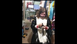 Video 1585243953: latex bdsm bondage, latex fetish bondage, latex sissy maid, bondage amateur bdsm, fetish solo masturbation, sissy gagging, sissy solo play, solo amateur trans, masturbation solo vibrator, solo amateur toys, sissy cosplay