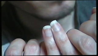 Video 1571218761: worship fingering, hand fetish sucking, worship licking, worship gay, nails biting fingers