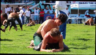 Video 1215770505: oiled gay, oil wrestling, gay sport
