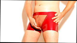 Video 1511966401: massage boy gay, latex boy, latex shorts, red latex, latex hd