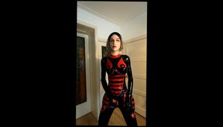 Video 1577939771: latex shemale, catsuit, young latex