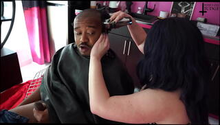 Video 1609734895: bondage milking, femdom bondage, bbw bondage, fetish bondage, leather bondage, bald bbw, shaved bbw, fetish cut, haired bbw, bbw head