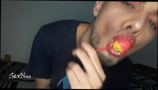 Video 1542277185: vore fetish, pop fetish, bubble pop, fetish licking, spit tongue fetish, mouth lips fetish