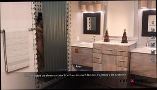 Video 1622083311: taking shower jerking, straight