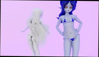 Video 1173511095: 3d monster, 3d dance, monster girl