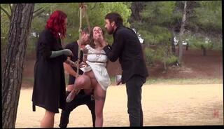 Video 1586052804: whipping bdsm bondage, bdsm bondage fetish, bound teen fucked, whipping hanging, red head bondage, public bdsm outdoor, bondage party, brunette whipped, fuck part 1