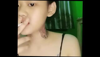Video 1393995195: teen girl, indonesian girl