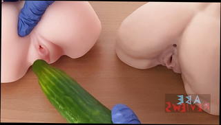 Video 1417956901: sex toy pussy, two toys one pussy, straight pussy, cucumber pussy, pussy shoves, pussy hd