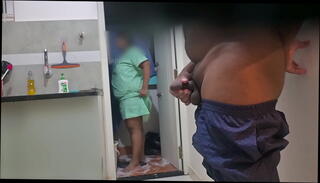 Video 1618056895: maid flash, dick flash