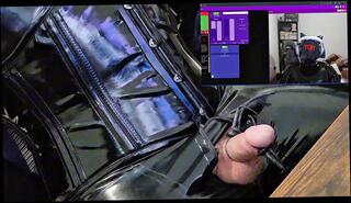 Video 1653485873: cum bondage bdsm, bdsm gay bondage, bondage amateur bdsm, latex catsuit, latex solo, trans solo cum, solo cumshots gay, gay male bondage