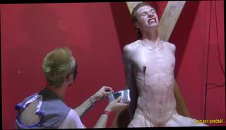Video 1611444124: twink tormented, dom torments, twink slaps, bdsm threesome, bdsm fetish, gay bdsm, balls