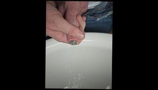 Video 1600213603: pee piss urine, pissing peeing fetish, solo pee fetish, solo male piss, amateur pee, pee sounding, slow piss, british pee, piss head
