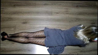 Video 1569355351: toe pantyhose foot, toes feet foot, legs feets toes, feet straight, dress pantyhose, short toes