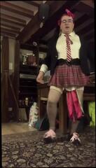 Video 1624112431: crossdresser amateur homemade, gay crossdresser, crossdresser uniform, french crossdresser, homemade hd