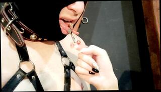 Video 1604552051: bdsm mistress slave, bdsm nipple clamps, mistress tattoo slave, nipple clamps masturbation, nipple clamp play, clamped babe, pornstar mistress, straight slave, tongue clamped, russian slave, tattooed brunette slave, slave hd
