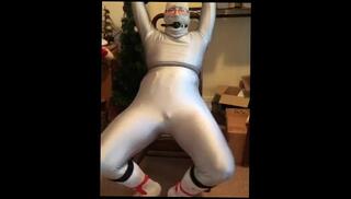 Video 1444787003: bondage gagged, gag strap, solo gagging, solo amateur toys, solo male toy, solo amateur young, belt bondage, spandex bondage, self bondage, cosplay bondage, gag old